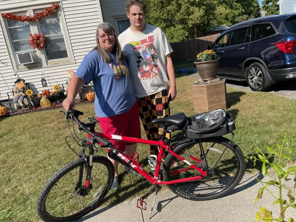 Stolen bike replaced