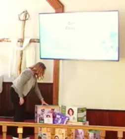Blessing the diapers